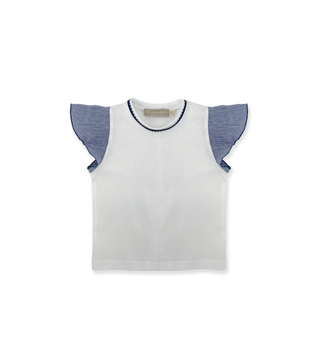 La Stupenderia T-SHIRT BIANCA E BLU