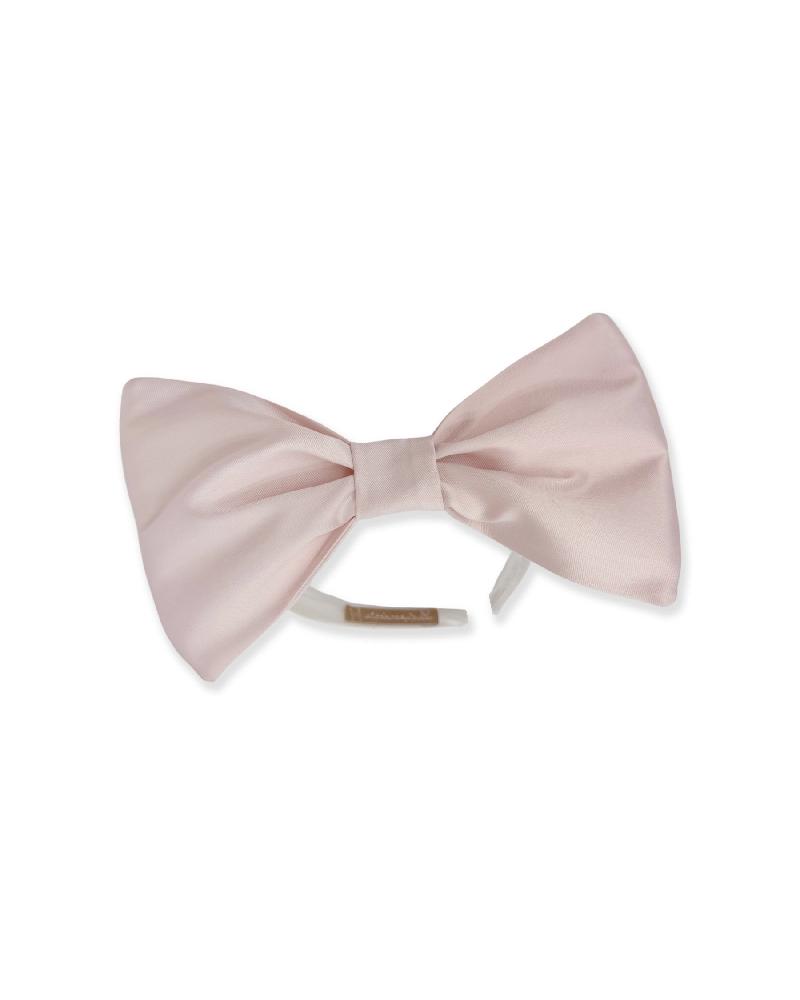 CERCHIETTO FIOCCO ROSA