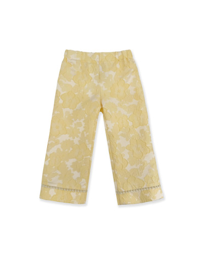 COMPLETO IN JACQUARD GIALLO