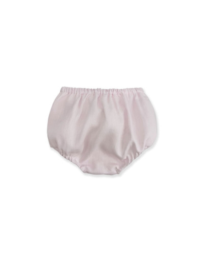 ABITINO IN LINO ROSA RICAMATO