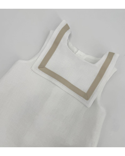 PAGLIACCETTO IN LINO BIANCO