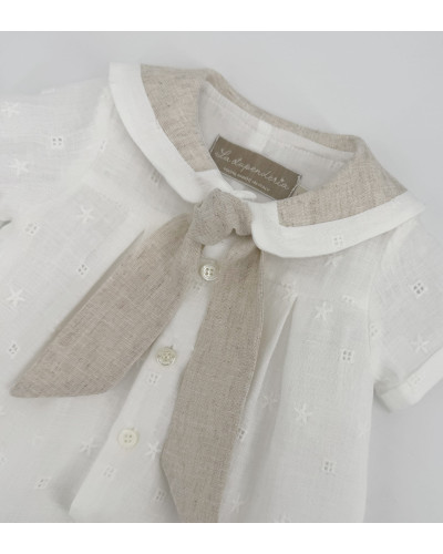 PAGLIACCETTO BIANCO RICAMATO