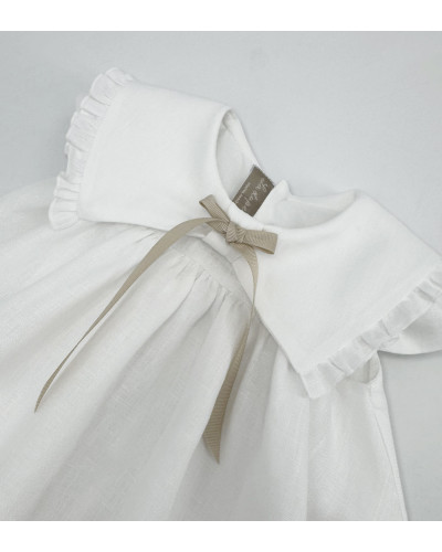 ABITO IN LINO BIANCO