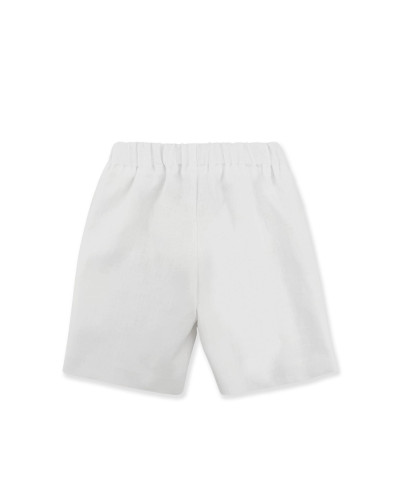 BERMUDA IN RAMIE BIANCO