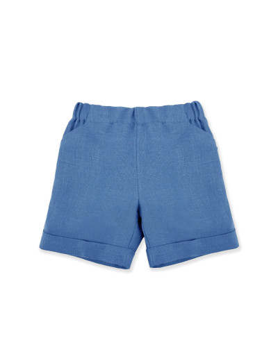 BERMUDA LINO COBALTO