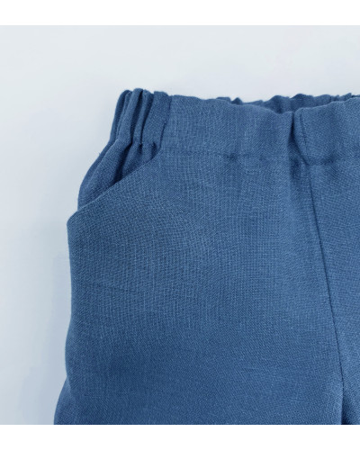 BERMUDA LINO COBALTO