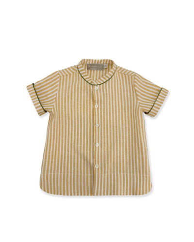 CAMICIA RIGHE GIALLE