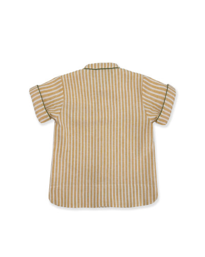 CAMICIA RIGHE GIALLE