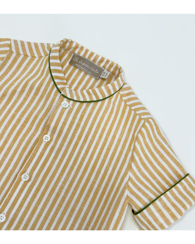 CAMICIA RIGHE GIALLE