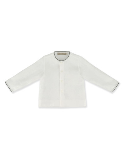 CAMICIA IN LINO BIANCO
