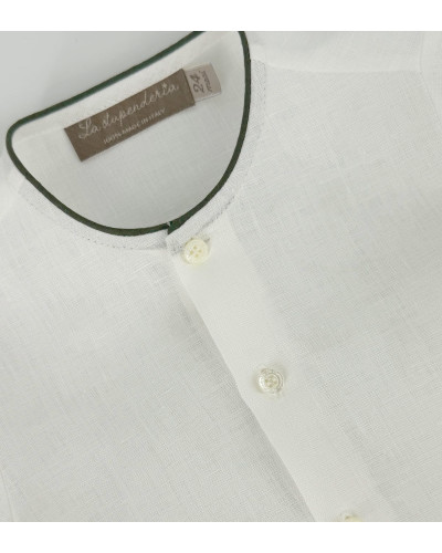 CAMICIA IN LINO BIANCO