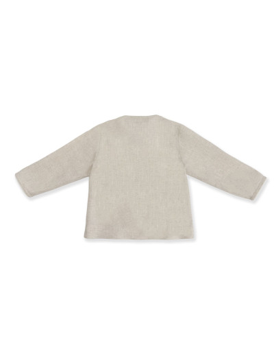 CAMICIA IN LINO BEIGE