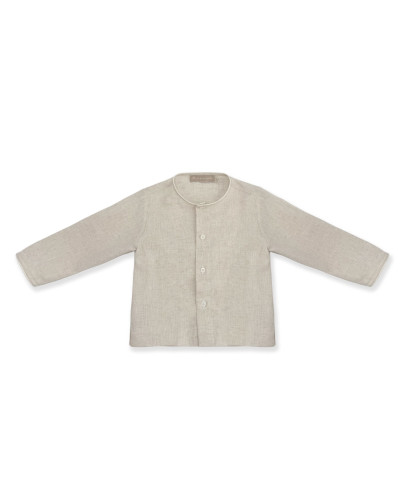 CAMICIA IN LINO BEIGE