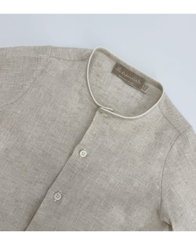 CAMICIA IN LINO BEIGE