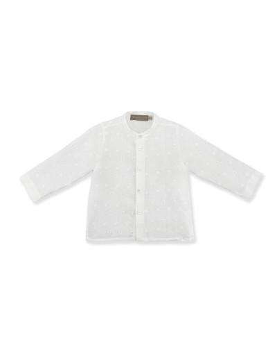 CAMICIA BIANCA RICAMATA