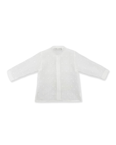 CAMICIA BIANCA RICAMATA