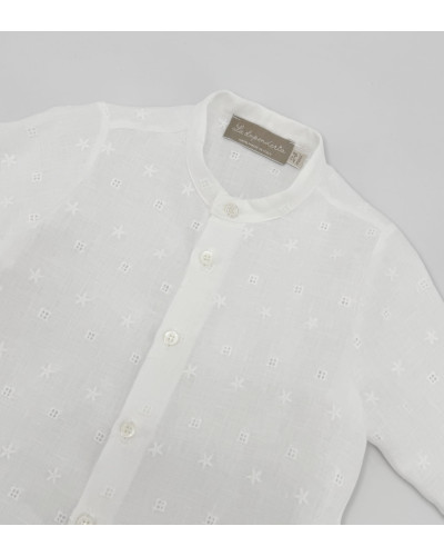 CAMICIA BIANCA RICAMATA