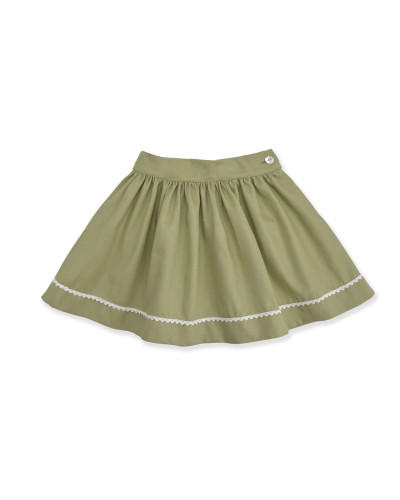 GONNA VERDE ARRICCIATA