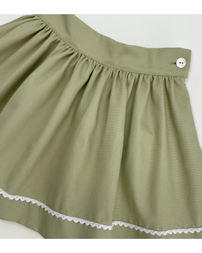 GONNA VERDE ARRICCIATA