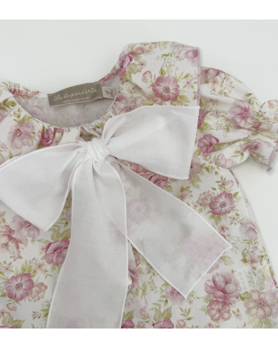 CAMICIA CON FIOCCO BIANCO