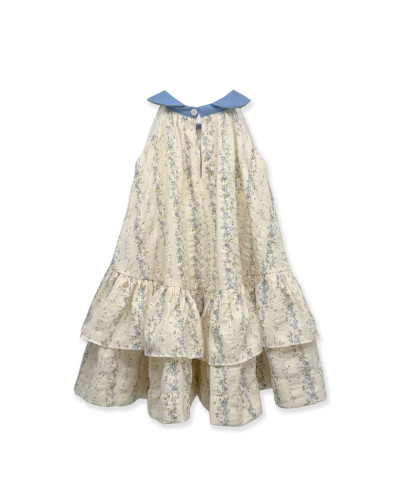 ABITO A FIORI AZZURRI