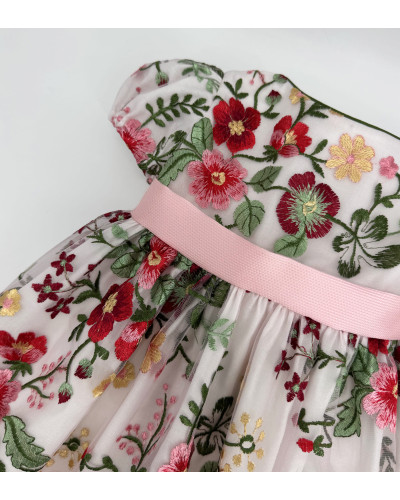 ABITO IN TULLE RICAMATO