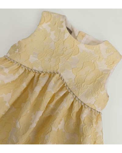ABITO IN JACQUARD GIALLO