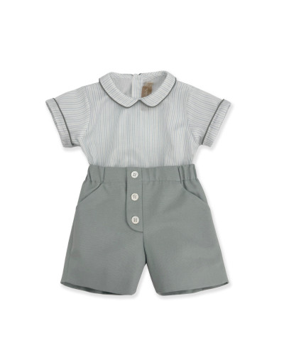 COMPLETINO BERMUDA AZZURRO