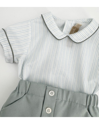 COMPLETINO BERMUDA AZZURRO