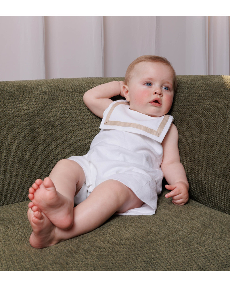 PAGLIACCETTO IN LINO BIANCO