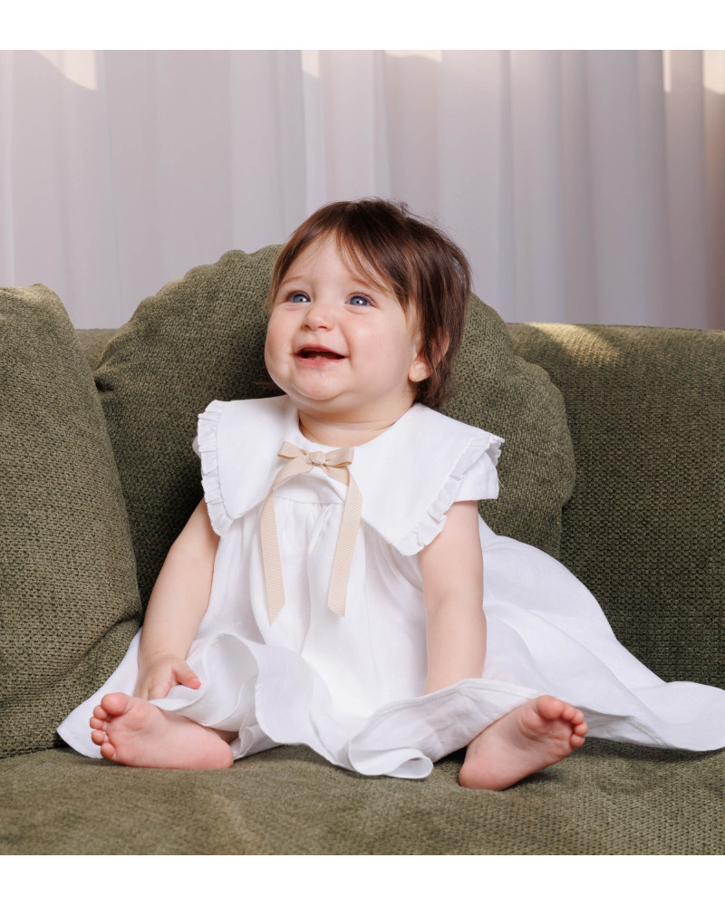 ABITO IN LINO BIANCO