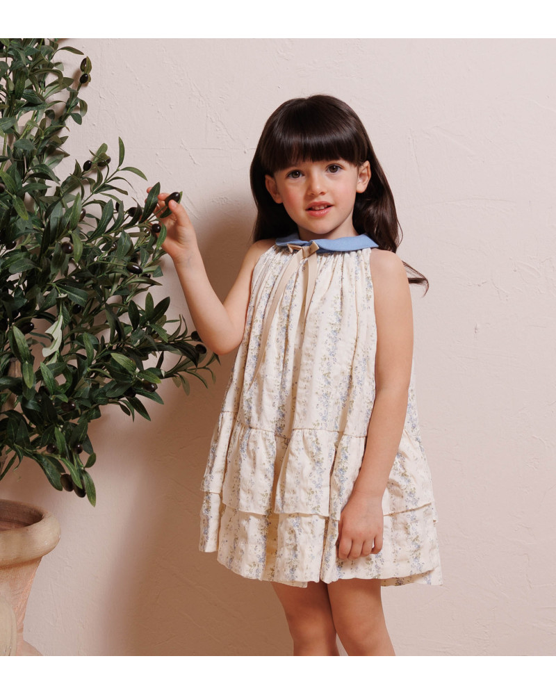 ABITO A FIORI AZZURRI