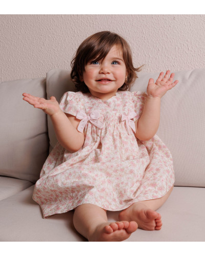 ABITO A FIORI CON FIOCCHETTI