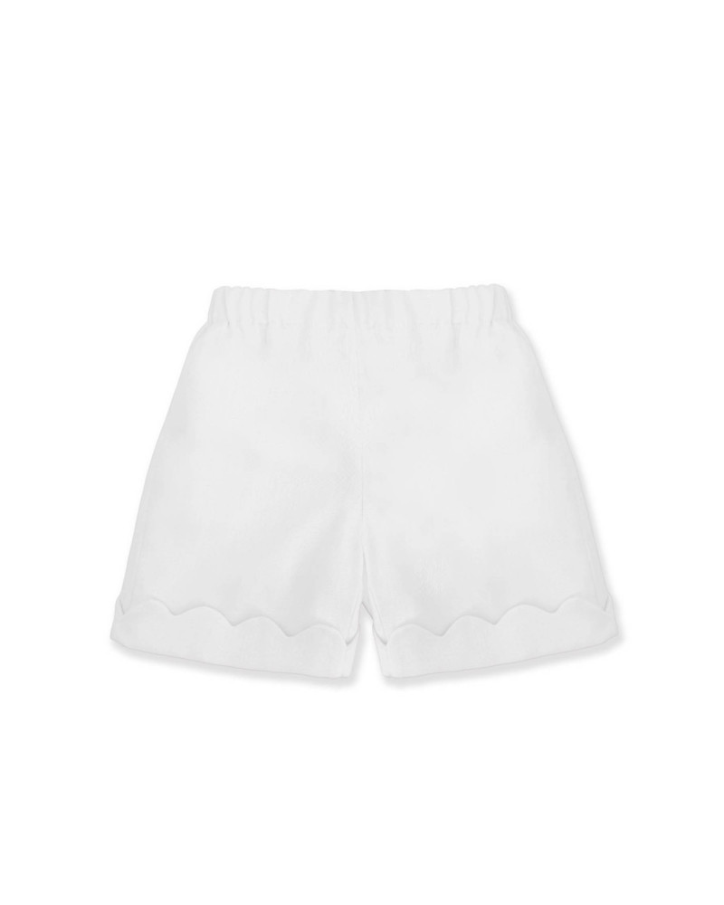 BERMUDA IN RAMIE BIANCO