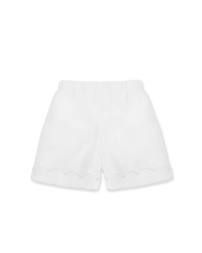 BERMUDA IN RAMIE BIANCO
