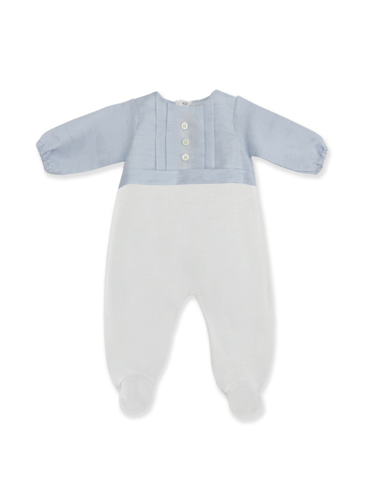 WHITE AND BLUE RUMPER