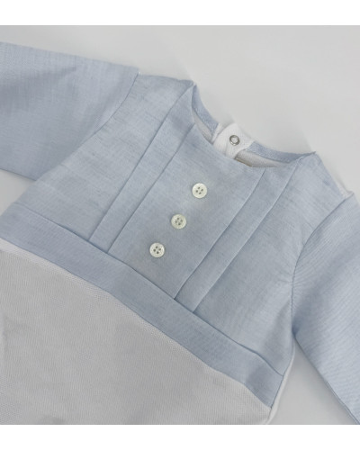 WHITE AND BLUE RUMPER