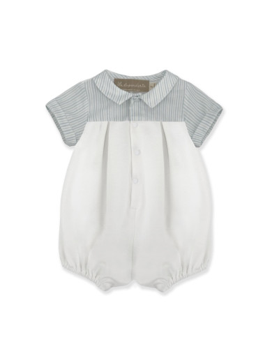 LIGHT BLUE STRIPPED RUMPER