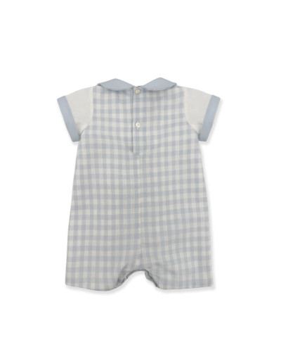 BLUE VICHY ROMPER