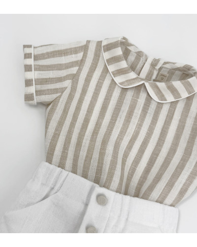 WHITE AND BEIGE SET