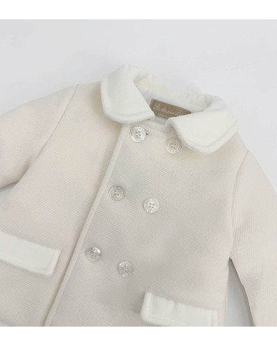 WHITE PADDED COAT