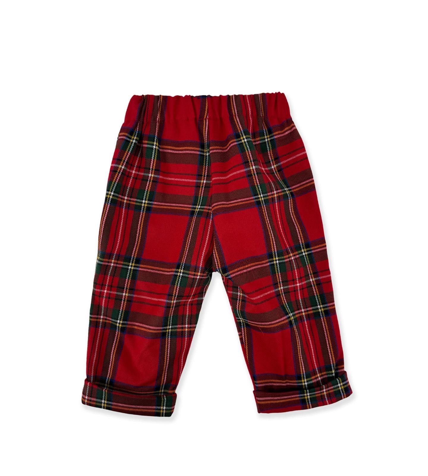 RED SCOTTISH TROUSERS