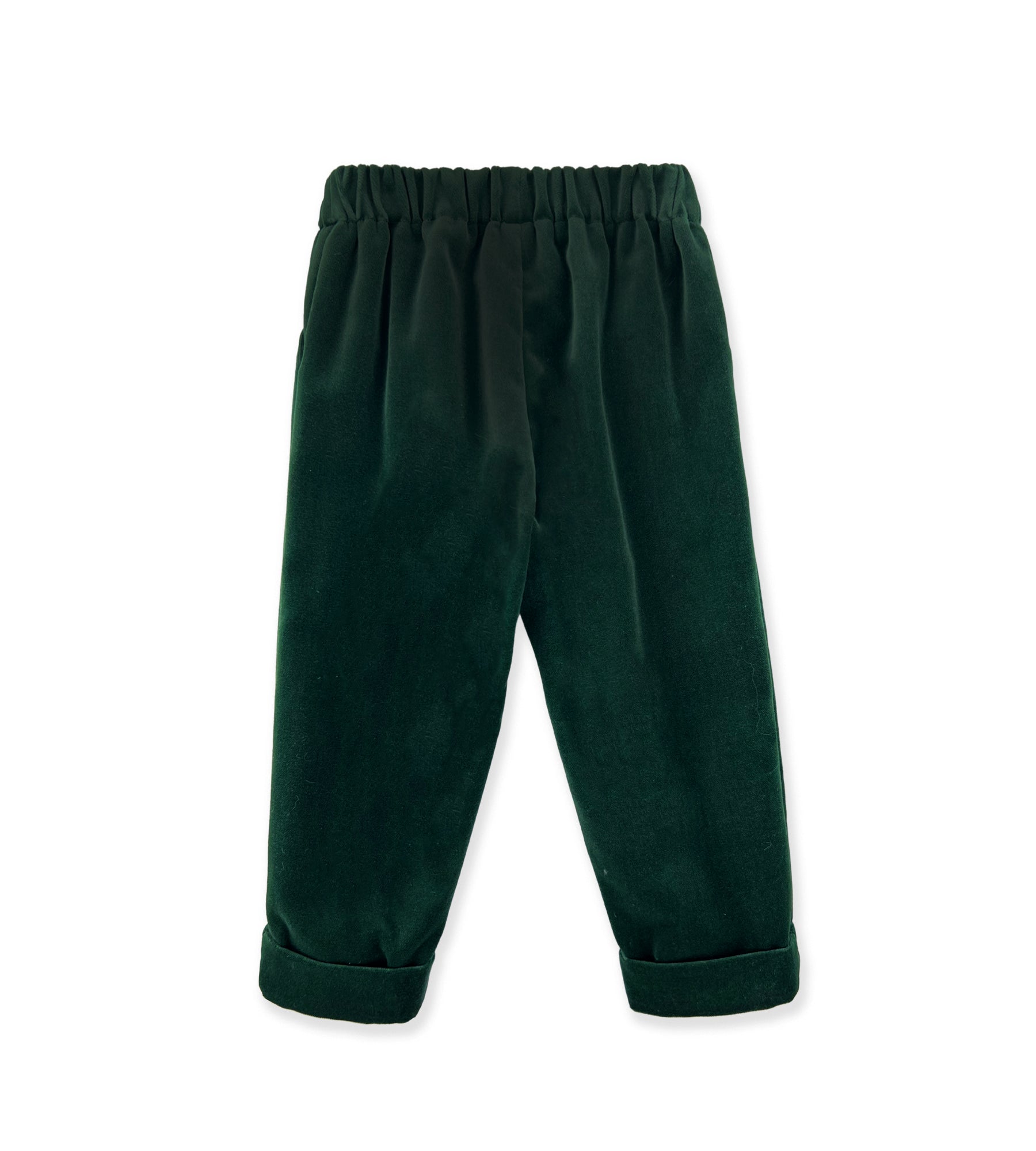 GREEN VELVET PANTS