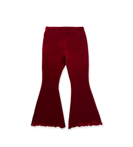 RED VELVET PANTS