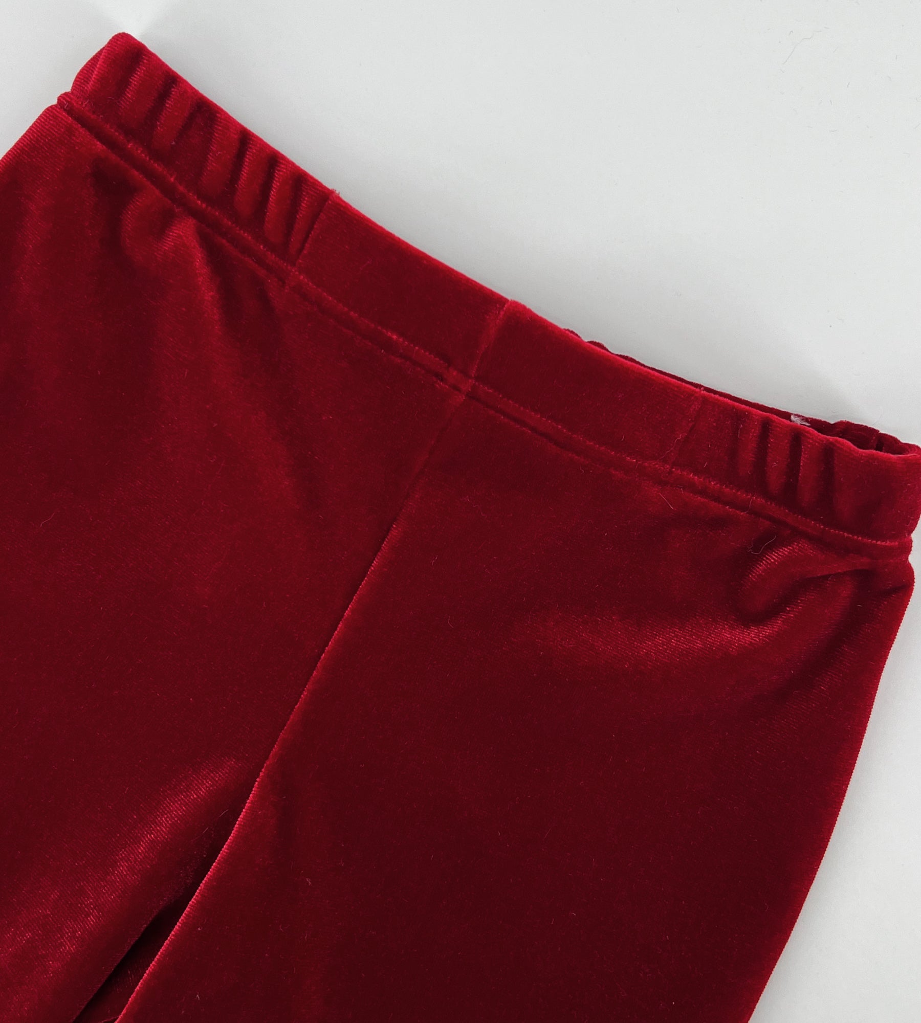 RED VELVET PANTS