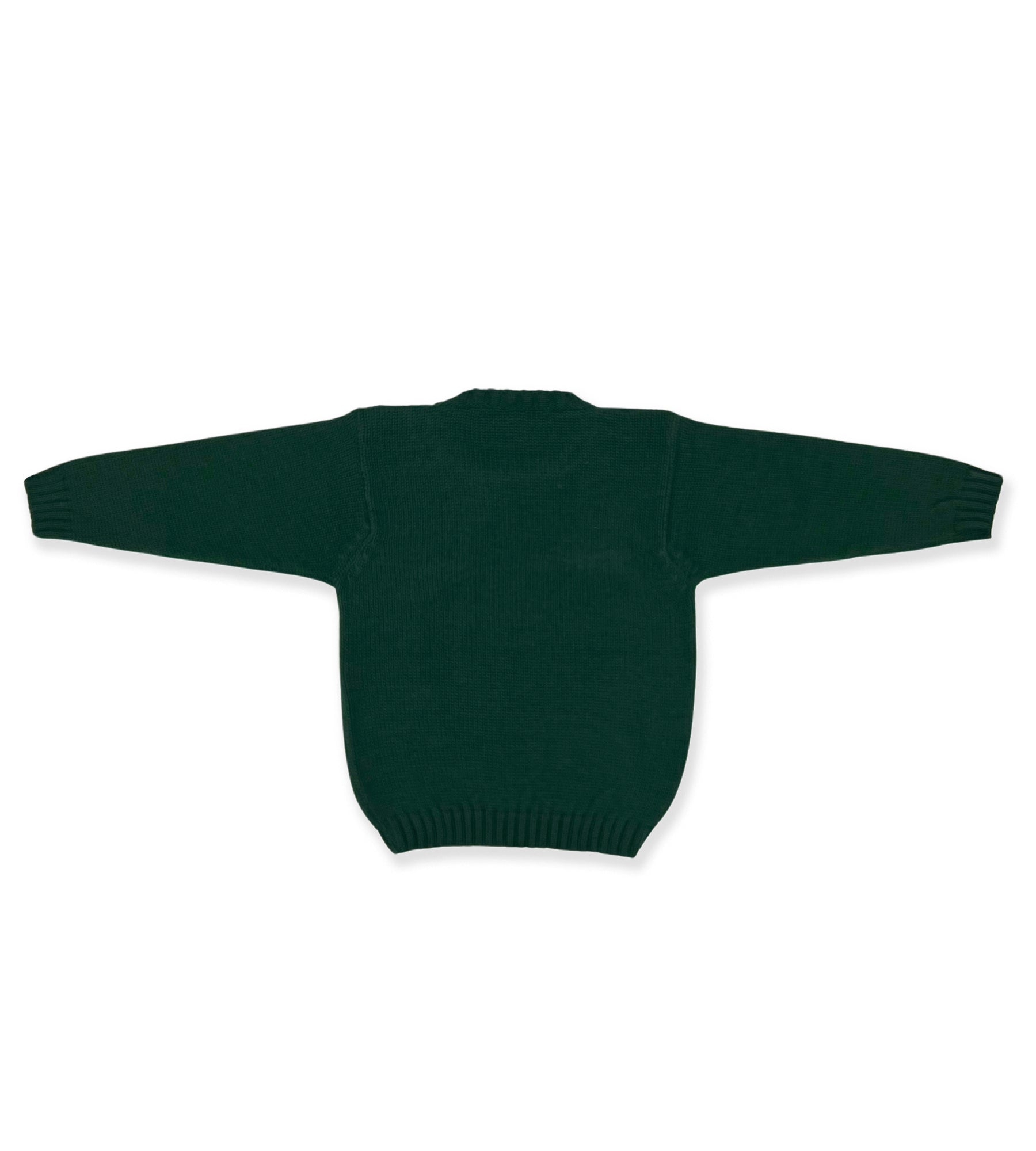 GREEN PULLOVER XMAS TIME